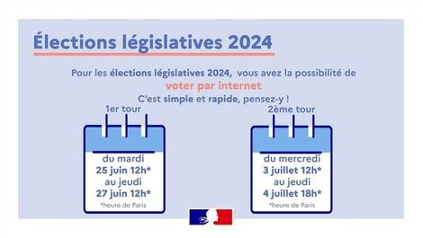 Élections législatives 2024 - Vote par internet